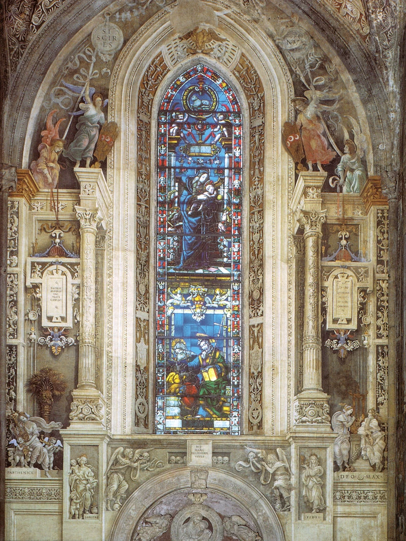 Filippo Lippi - Santa Maria Novella, Firenze, La vetrata disegnata da Filippo Lippi